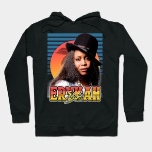 Retro Style Flyer Erykah Badu Fan Art Design Hoodie